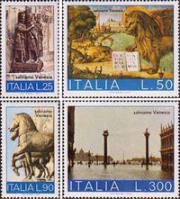 Италия  1973 «Кампания ЮНЕСКО по сохранению Венеции. 2-й выпуск»