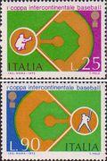 Италия  1973 «Первый Межконтинентальный Кубок по бейсболу»