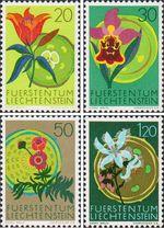 Лихтенштейн  1970 «Год охраны природы. Цветы Лихтенштейна»