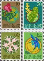 Лихтенштейн  1971 «Цветы Лихтенштейна»