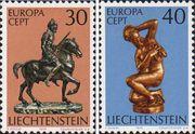 Лихтенштейн  1974 «Европа. Скульптуры»