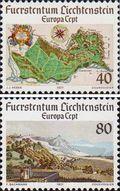Лихтенштейн  1977 «Европа. Ландшафты»