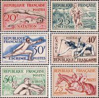Франция  1953 «XV летние Олимпийские Игры. Хельсинки. 1952»