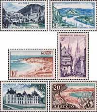 Франция  1954 «Стандартный выпуск. Туризм»
