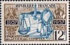 Франция  1957 «150-летие Счетной палаты Франции»