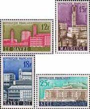 Франция  1958 «Виды городов»