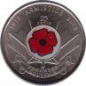  Канада  25 центов 2008 [KM# 775] 90 лет со дня окончания Первой мировой войны. 