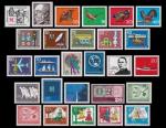 Годовой набор почтовых марок Германии (ФРГ) 1965 года (27 марок)