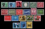Годовой набор почтовых марок Германии (ФРГ) 1960 года (20 марок)