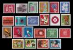 Годовой набор почтовых марок Германии (ФРГ) 1963 года (22 марки)