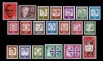 Годовой набор почтовых марок Западного Берлина 1961 года (20 марок)