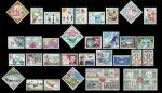 Годовой набор почтовых марок Монако 1963 года (38 марок)