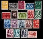 Годовой набор почтовых марок Нидерланд 1943 года (19 марок)
