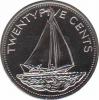  Багамские острова  25 центов 2005 [KM# 63.2] 