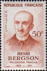 Франция  1959 «100 лет со дня рождения Анри Бергсона»