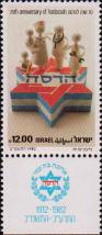 Израиль  1982 «70-летие женской Сионистской Организации Америки «Хадасса»»