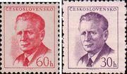 Чехословакия  1958 «Президент Чехословакии Антонин Новотный (1904-1975). Стандартный выпуск»
