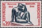 Франция  1961 «100-летие со дня рождения Аристида Майоля»
