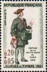 Франция  1961 «День почтовой марки»