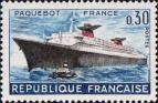 Франция  1962 «Первый круиз лайнера «France»»