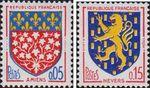Франция  1962 «Стандартный выпуск. Гербы провинций»